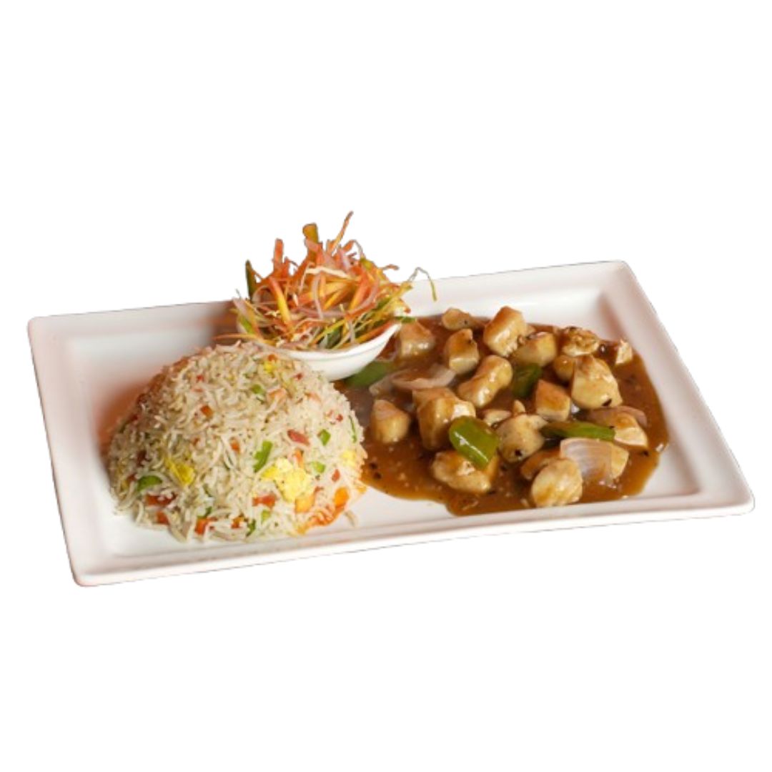 Chicken With Black Pepper & Onion Image